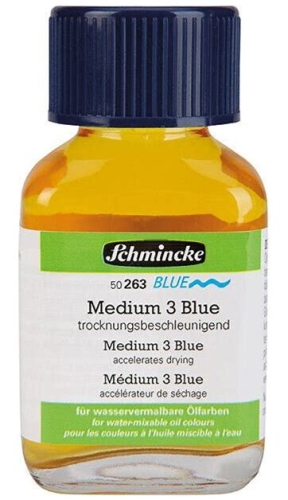 Medium 3 Blue accelerates drying 60 ml (GP1ltr=163,33€)